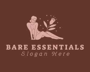 Floral Nature Nude Model logo