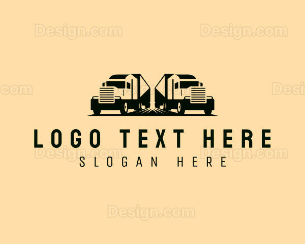 Freight Forwarding Truck Logo