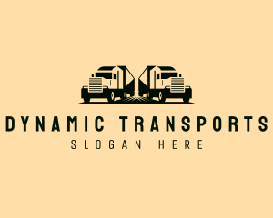 Freight Forwarding Truck logo design