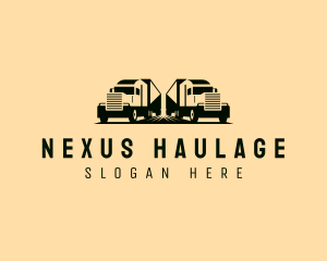 Freight Forwarding Truck logo design