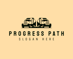 Freight Forwarding Truck logo design