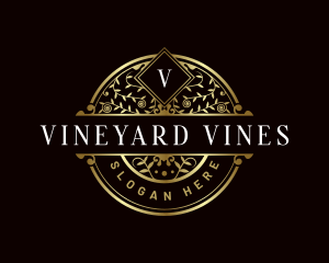 Luxury Vines Floral logo design