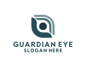 Modern Technology Eye logo design