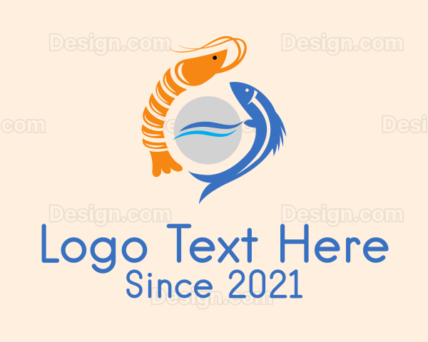 Ocean Shrimp & Fish Logo