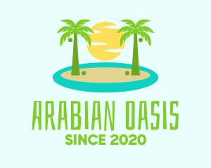 Beach Island Resort logo design