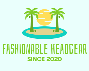 Beach Island Resort logo design