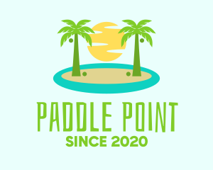 Beach Island Resort logo design