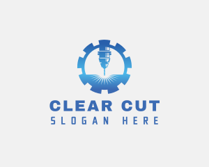 Industrial CNC Laser logo design