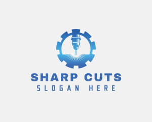 Industrial CNC Laser logo design