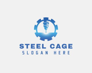 Industrial CNC Laser logo design