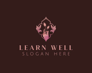 Floral Wellness Hand logo design