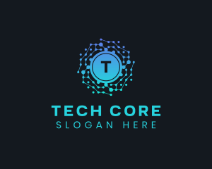 Tech Cyber App Ai logo design