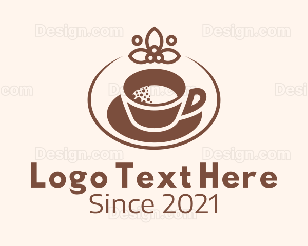 Brown Organic Coffee Logo