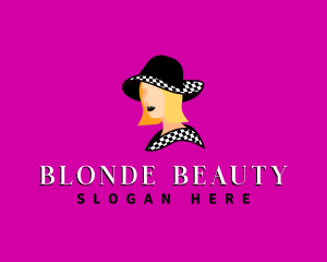 Fashion Woman Hat logo design