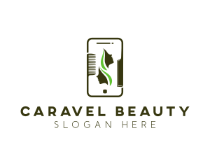 Mobile Beauty Salon  logo design