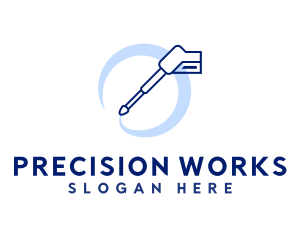 Precision Pressure Cleaner logo design