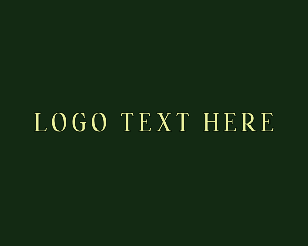 Serif logo example 4