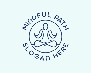 Holistic Yoga Meditation logo design