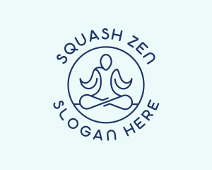 Holistic Yoga Meditation logo design