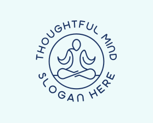 Holistic Yoga Meditation logo design