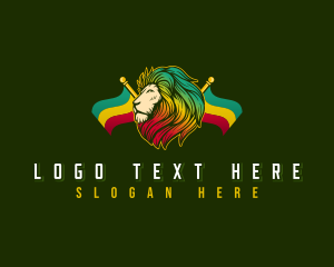 Rastafarian Lion Flag logo