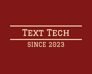 Varsity College Text logo design