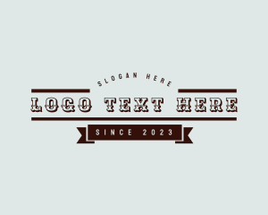 Rustic Banner Business Logo