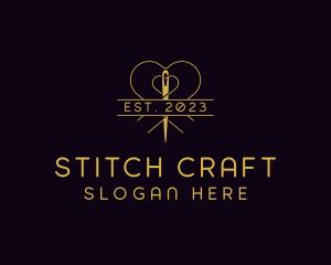 Needle Heart Sewing logo