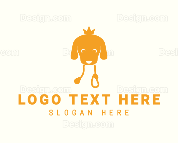 Crown Puppy Pet Logo