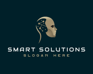 Artificial Intelligence Technology logo design