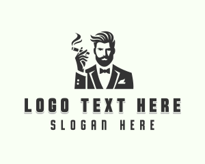 Hipster Man Menswear logo