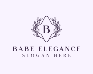 Luxury Stylish Wreath logo design