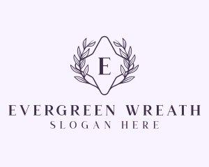 Luxury Stylish Wreath logo design