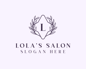 Luxury Stylish Wreath logo design