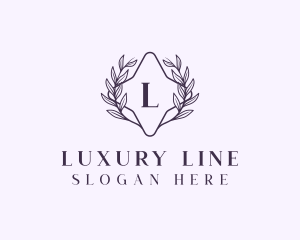 Luxury Stylish Wreath logo design