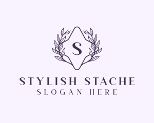 Luxury Stylish Wreath logo design