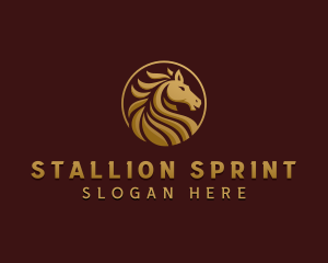 Horse Stallion Investment logo design