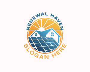 Renewable Solar Energy logo design