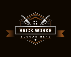 Brick Renovation Masonry logo design