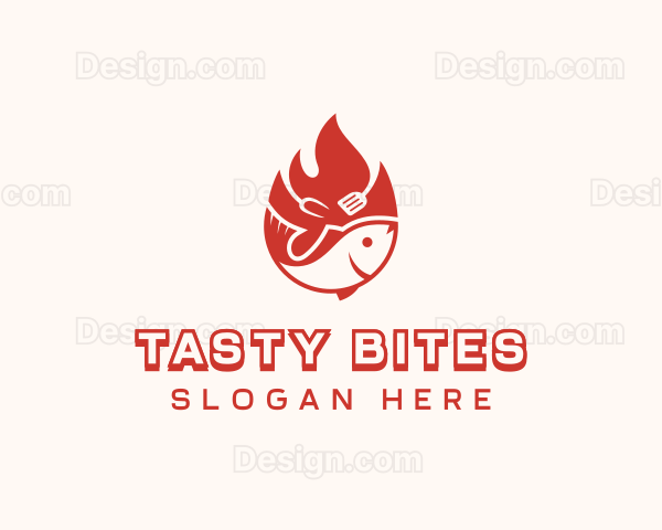 Flame Roasted Fish Logo