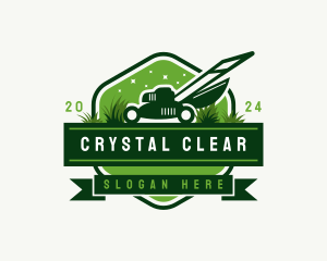 Grass Cutter Landscaping logo design