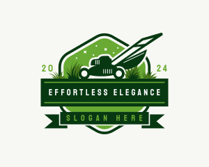 Grass Cutter Landscaping logo design