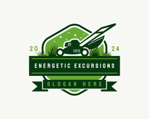 Grass Cutter Landscaping logo design