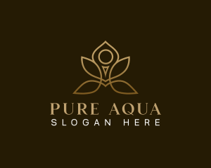 Yoga Lotus Spa logo design