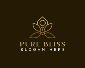 Yoga Lotus Spa logo design