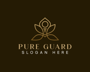 Yoga Lotus Spa logo design