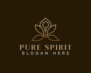 Yoga Lotus Spa logo design