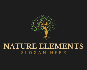 Nature Woman Tree logo design