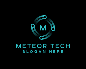 Technology AI Motion logo design