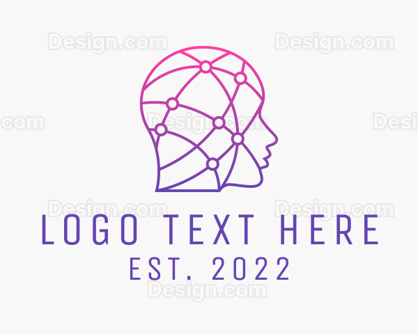 Artificial Intelligence Digital Human Logo